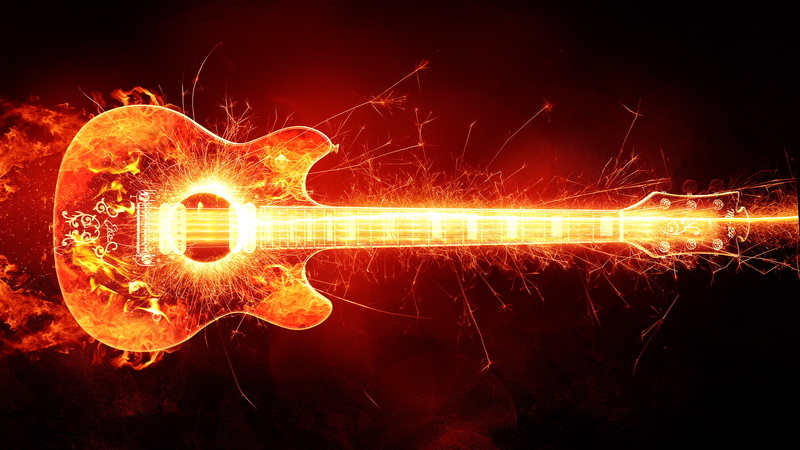 Fire, 1080P, Guitar