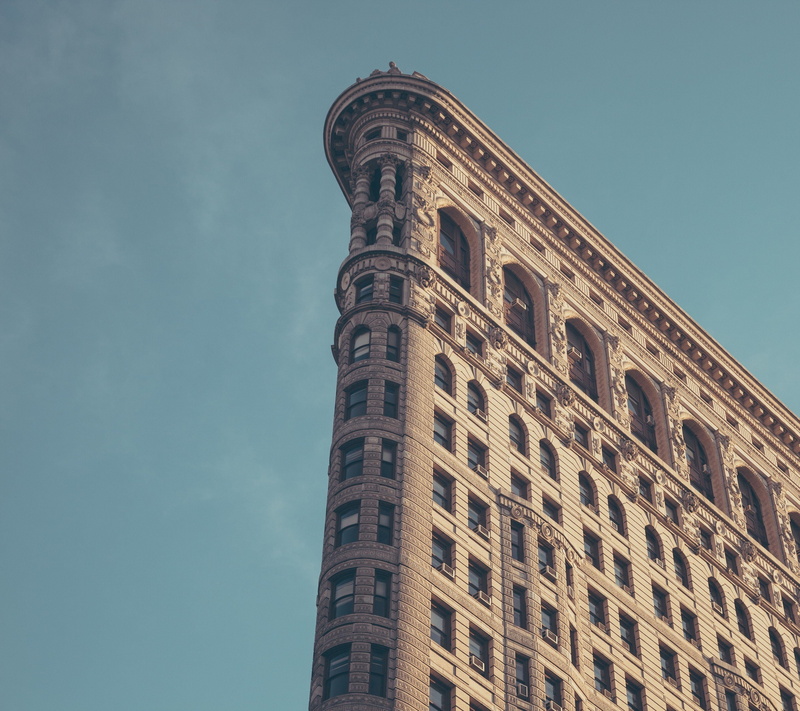architecture, Flatiron Building, New York City, 2K, building