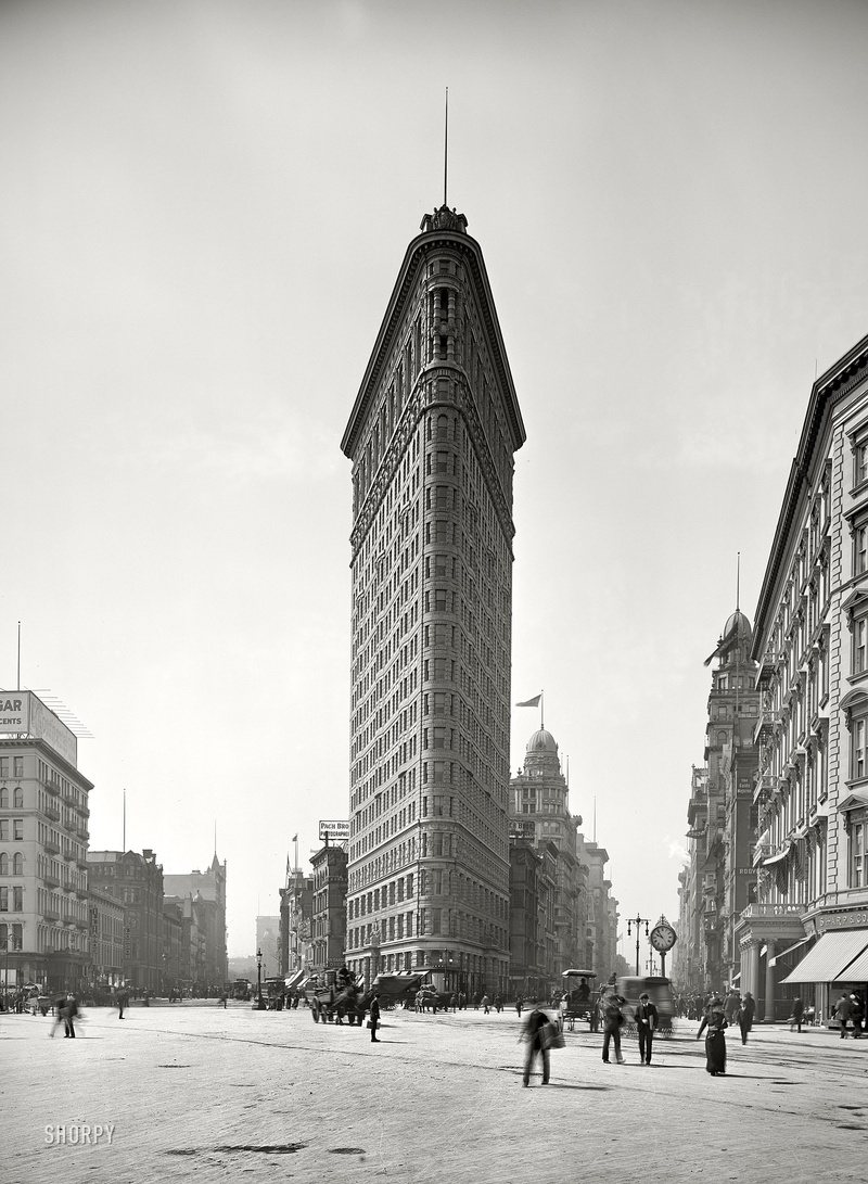 cityscape, nature, built structure, group of people, outdoors, government, people, USA, New York City, tower, 1080P, Flatiron Building, incidental people