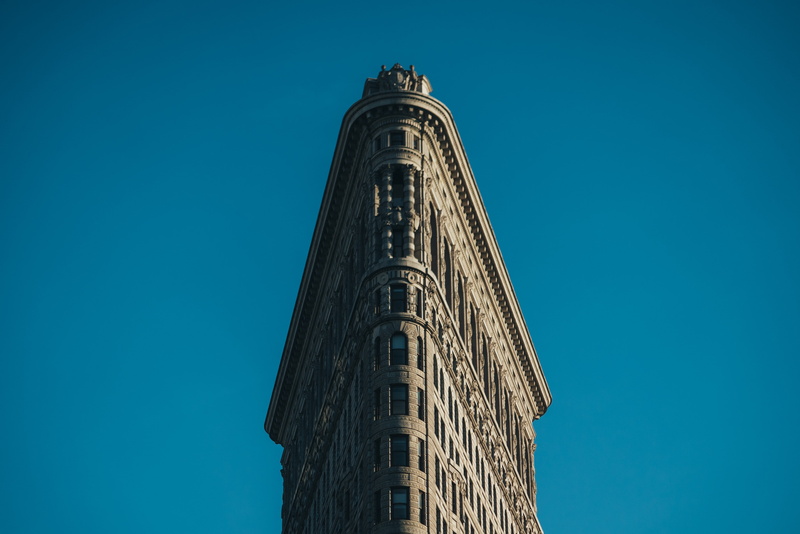 built structure, Flatiron Building, office building exterior, sky, building exterior, travel destinations, tourism, Andre Pilli, tall - high, architecture