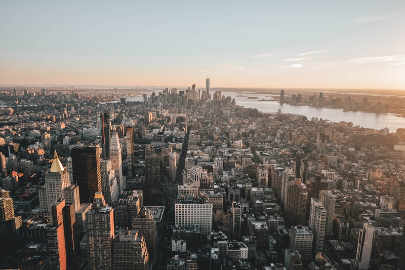 built structure, york, high angle view, residential district, 4K, united state, ny, skyscraper, crowd, new, lower manhattan, skyline, tall - high, city