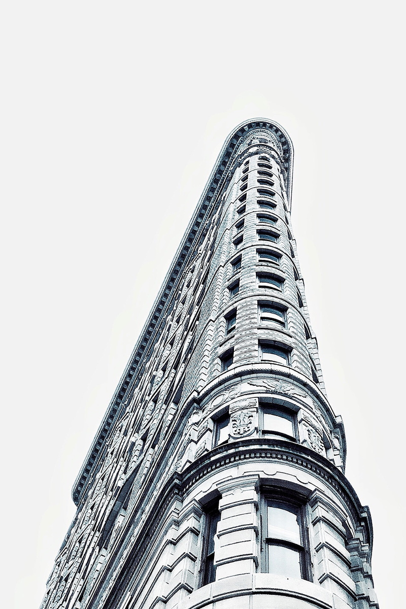 landmark, city, modern, urban, nature, clear sky, flatiron, the past, gothic style, outdoors, history, manhattan, low, built structure, photo, tallest