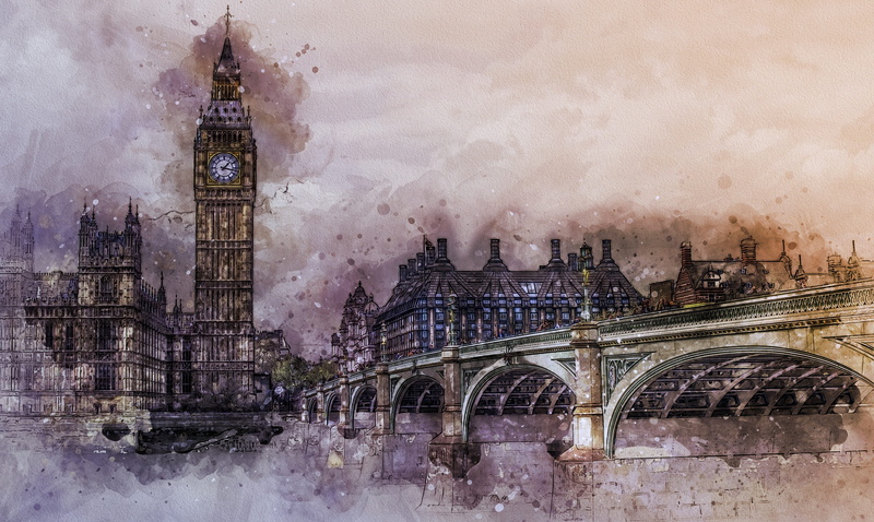 london, attraction, famous, bridge, digital manipulation, history, no people, westminster palace, place of worship, landmark, tower, cityscape, architecture