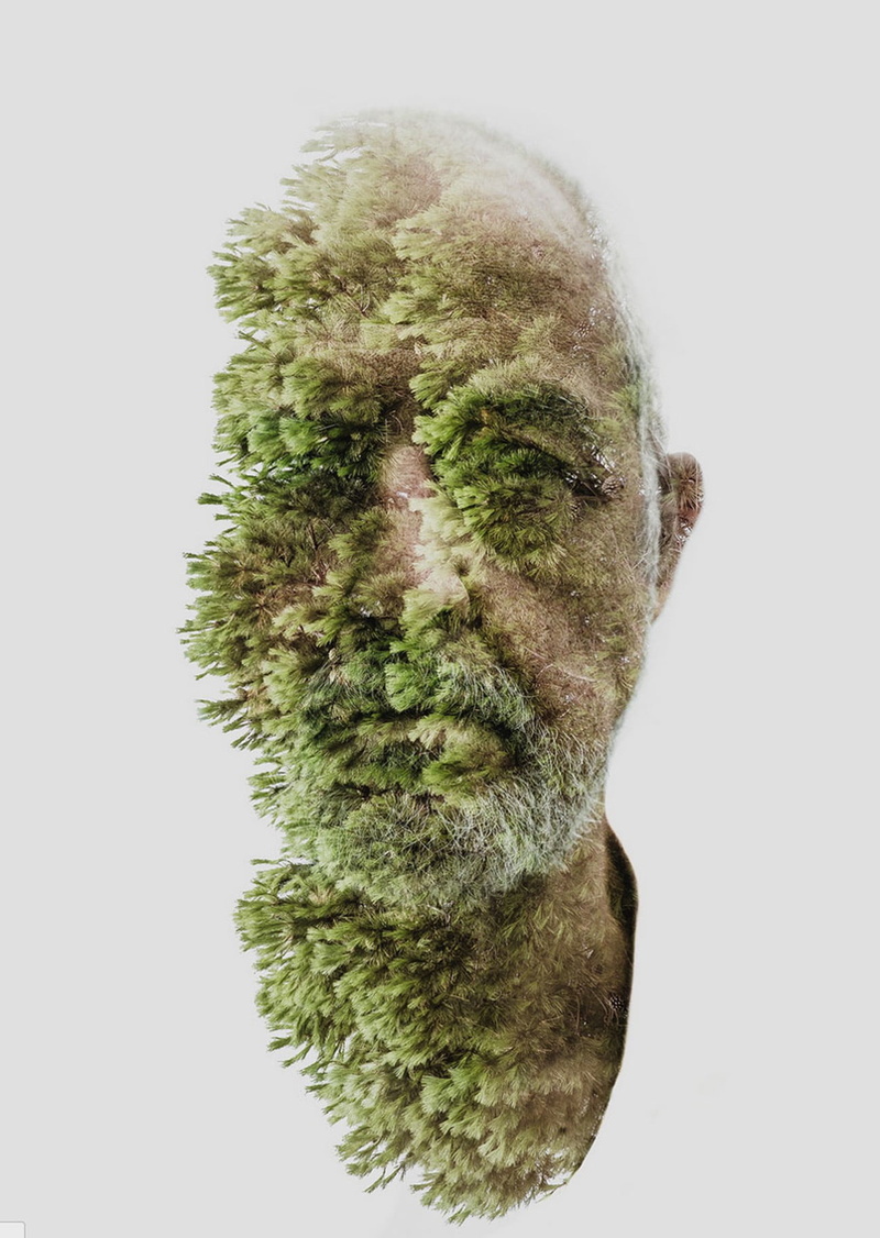 design, cut out, persons, tree, close-up, digital art, lights, plant, healthcare and medicine, beard, white background, lighter, mouth open, no people