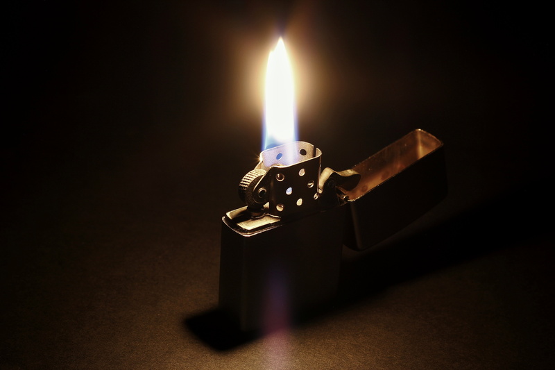 Zippo, fire, light, lighter, 5K, darkness