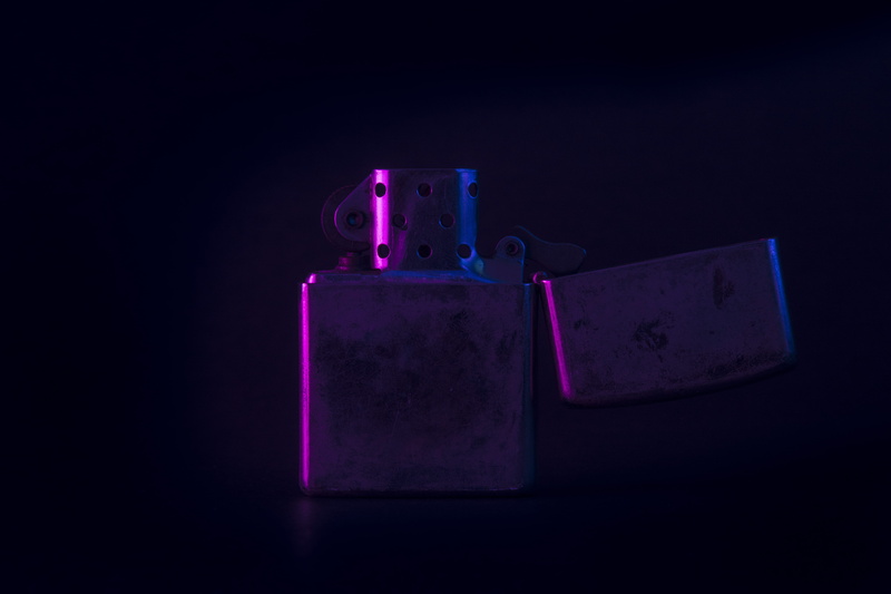 used, beat up, flame, old, single object, vintage, object, contrast, protection, france, close-up, no people, color, light, neon, box - container, colored background