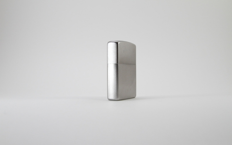 metal, still life, rolled up, shape, gray background, no people, close-up, classic, colored background, beauty product, cut out, copy space, zippo, quality