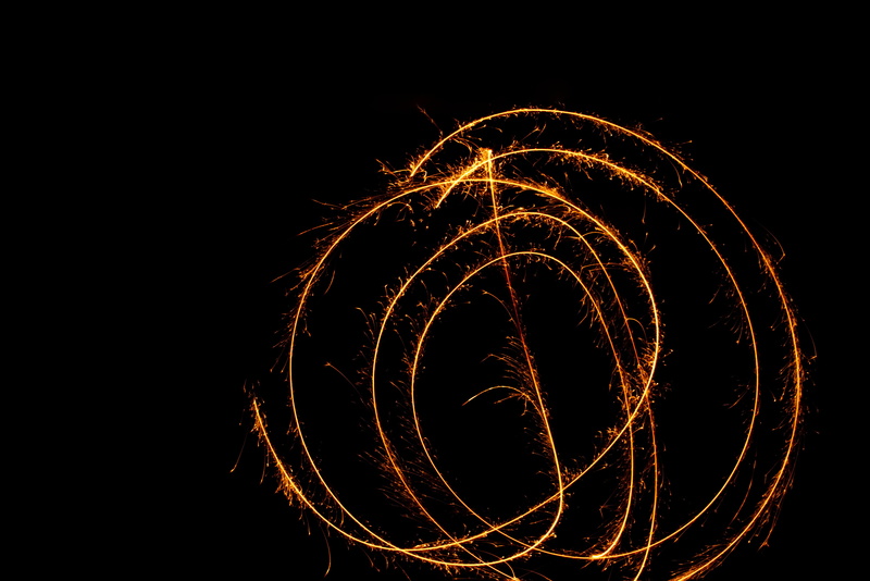 nature, motion, spiral, new years eve, light path, orange color, sky, glowing, mood, arts culture and entertainment, creativity, night, dark, lights, outdoors