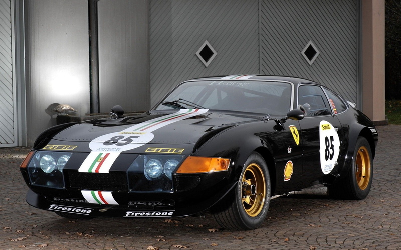 ferrari, race, hd, car, coupe, 1080P, competizione, cars, black, daytona