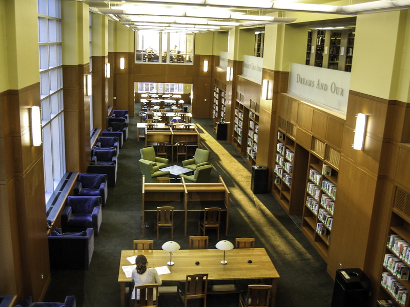 building, higher education, absence, United States, inside Of, architecture, illuminated, Room, college, business, restaurant, ceiling, industry, study room