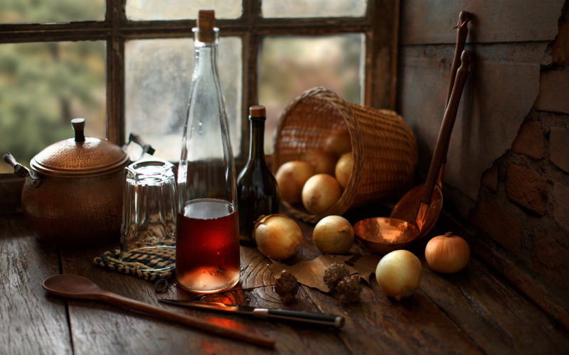 still life, food and drink, day, candle, 1080P, apple - fruit, no people, Onions, framed, healthy eating, kitchen utensil, food, transparent, jar, holders