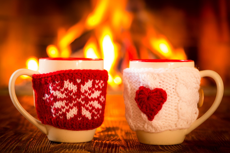candle, food, tea cup, love, coffee Cup, flame, coffee - Drink, mug, tea - Hot Drink, hot drink, focus on foreground, heat - Temperature, fireplace, food and drink