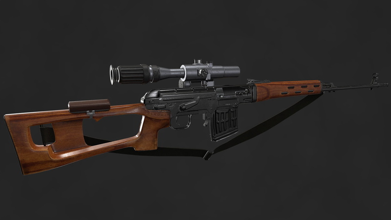 Classic, 1080P, SVD, Dragunov Sniper Rifle