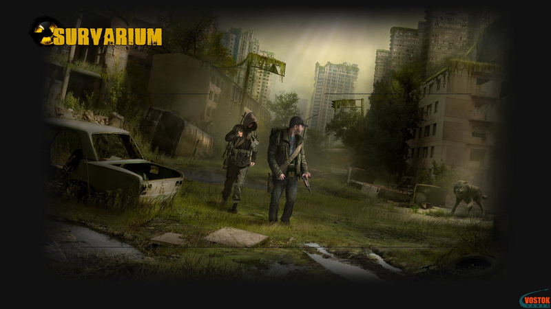 building exterior, mode of transportation, nature, AK-47, walking, architecture, SVD, two people, people, outdoors, survarium, city, plant, day, transportation