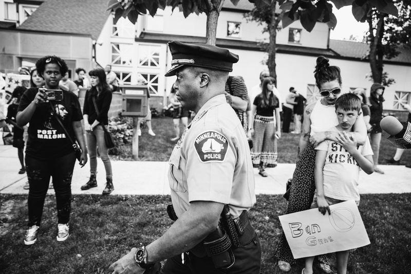 tense, photographer, group Of People, editorial, flag, near, uniform, policeman, taking, hat, police Force, politics, walking, video, protest, protestor