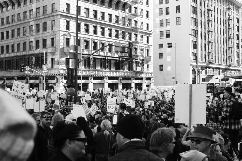 city, built structure, protesting, people, We the people, grayscale, protest, crowded, adults only, group, building, new York City, concrete, real people
