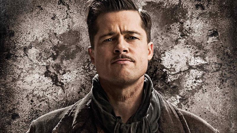 Inglourious Basterds, Movie, Brad Pitt, 1080P