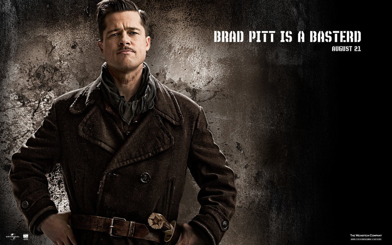 Movie, Inglourious Basterds, 720P, Brad Pitt