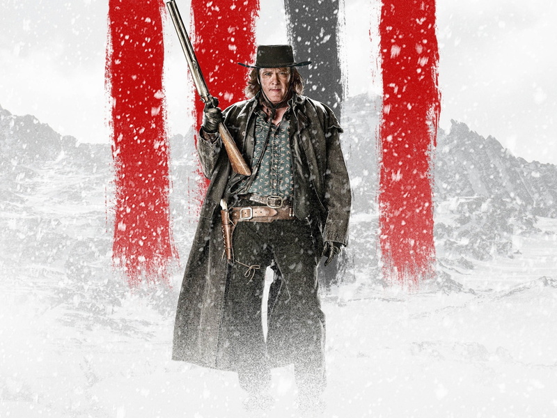 sport, nature, 1080P, holding, movie, leisure activity, michael, posters, eight, hateful, three quarter length, mid adult, one person, cold temperature