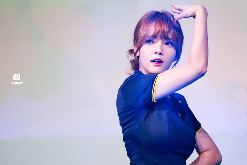 Jimin, Korean, redhead, AOA, K-pop, 720P