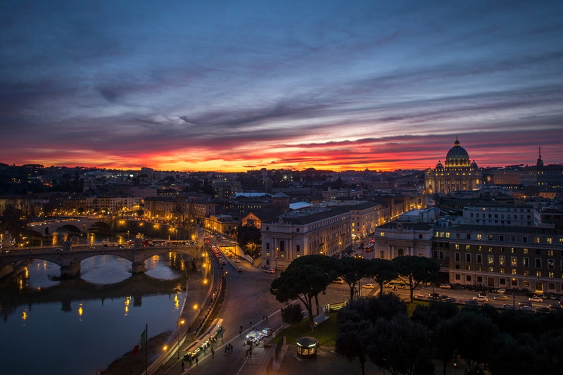 dusk, scenics, old, arno River, travel Destinations, river, vatican city, tourism, tower, vltava River, famous Place, trees, built Structure, florence - Italy