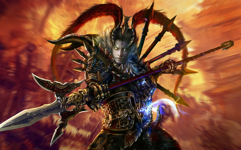 representation, headwear, pattern, creativity, multi colored, no people, day, feather, indoors, disguise, video games, one animal, Dynasty Warriors 8, hero
