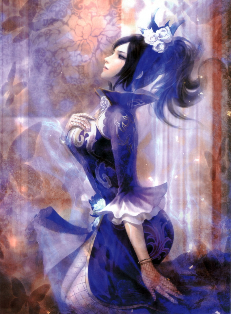 elegance, painted image, beautiful woman, hairstyle, beauty, dress, action, fantasy, beautiful people, anime, creativity, Fighting, contemplation, Japanese