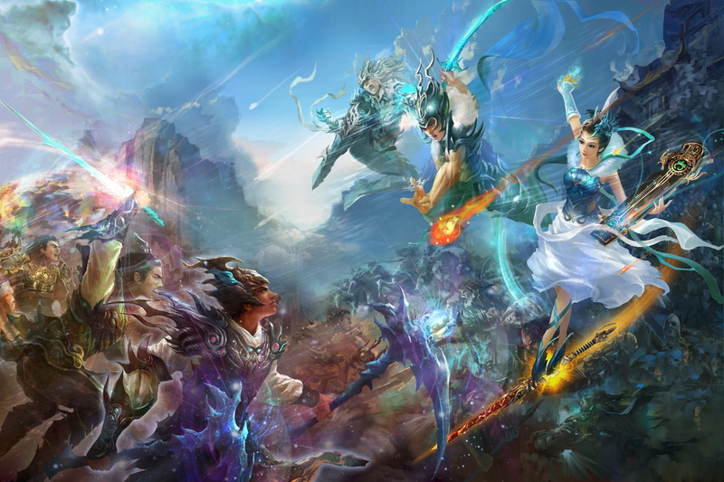 magic, 5K, jade dynasty, swords, Games, fantasy world, armor, artwork, warrior
