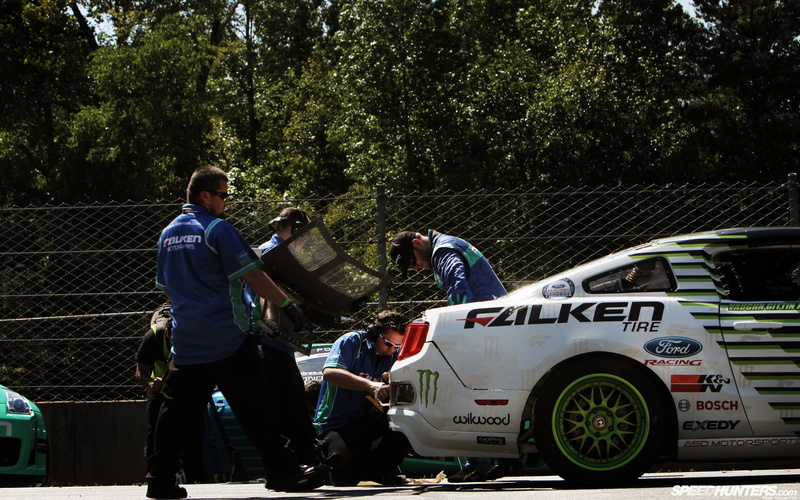 mustang, drift, pit, cars, ford, 1080P, hd, stop