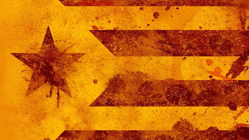 red, star shape, shape, 1080P, no people, Catalonia, abstract, weathered, day, pattern, metal, illustration, outdoors, backgrounds, full frame, flag, textured