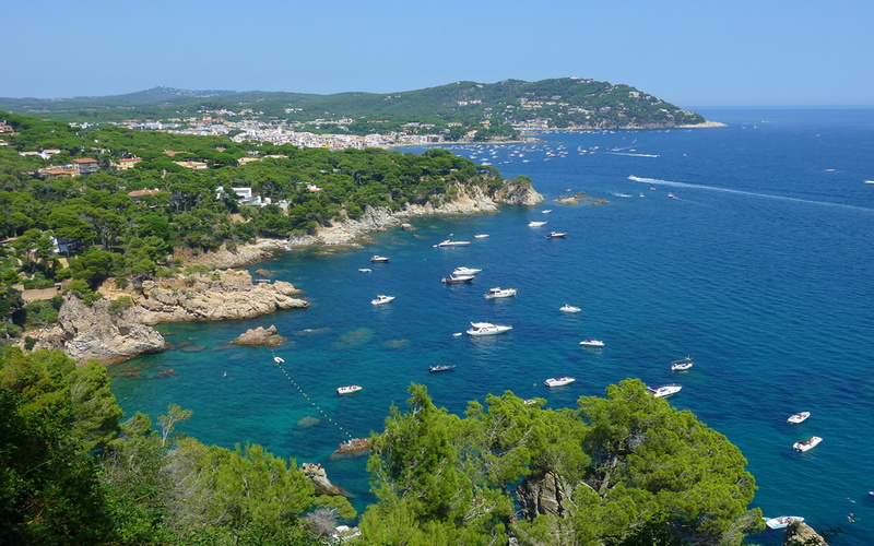 catalonia, costa, spanish, 2K, brava, barcelona, bay, region, near, mediterranean