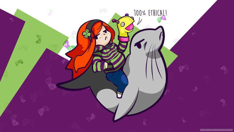 1080P, multi colored, GamerGate, freckles, purple, representation, art and craft, cartoon, female likeness, no people, communication, high angle view