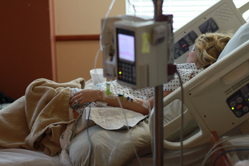 bed, two people, maternity, childbirth, hospital ward, woman, iv drip, delivery, healthcare and medicine, people, furniture, patient, real people, 5K