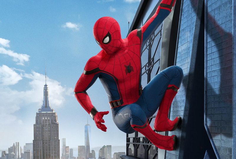 1080P, day, sculpture, building, building exterior, spiderman, sky, security, representation, creativity, animal representation, nature, outdoors, spiderman homecoming
