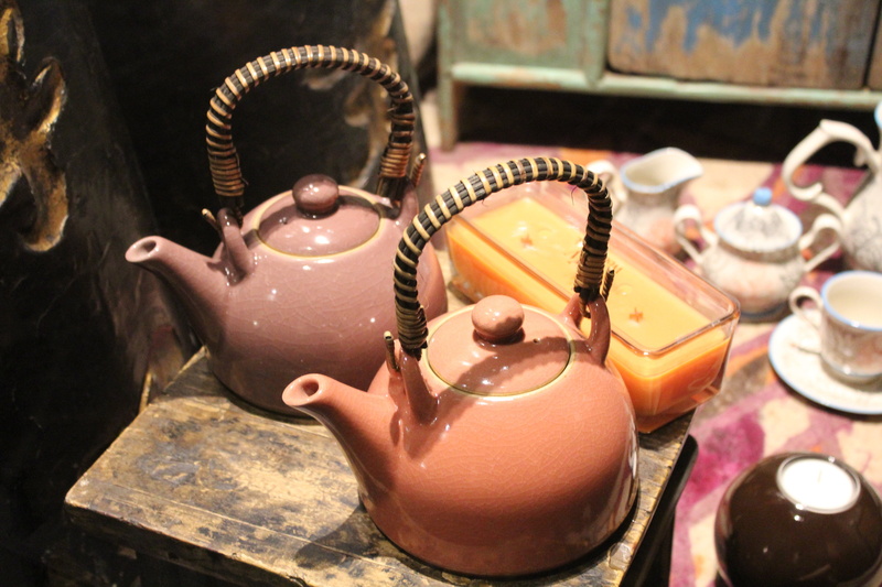 pottery, table, teapot, food and drink, breakfast, container, still life, asia, cups, no people, japanese Culture, two, high angle view, tea - Hot Drink