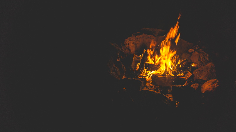 5K, red, dark, heat - Temperature, backgrounds, fire, orange color, photo, wood - material, yellow, wood, fire - Natural Phenomenon, no people, camping