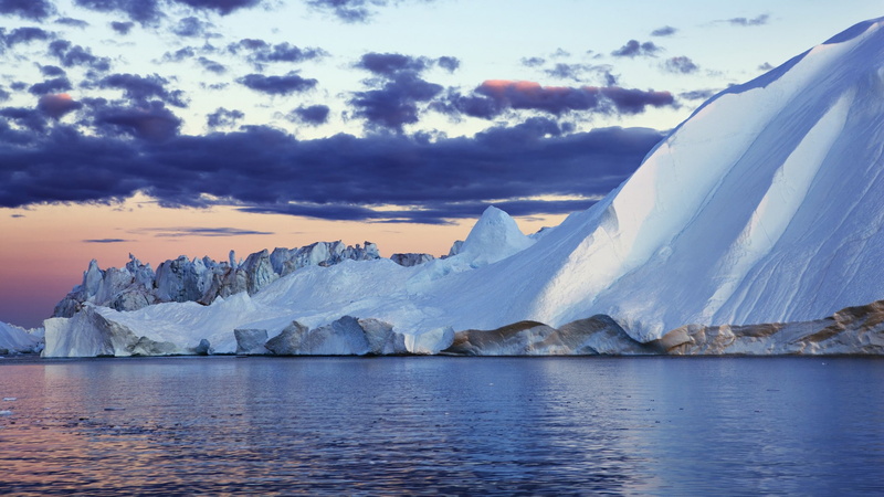 1080P, ice, Arctic, sea, snow, nature, clouds