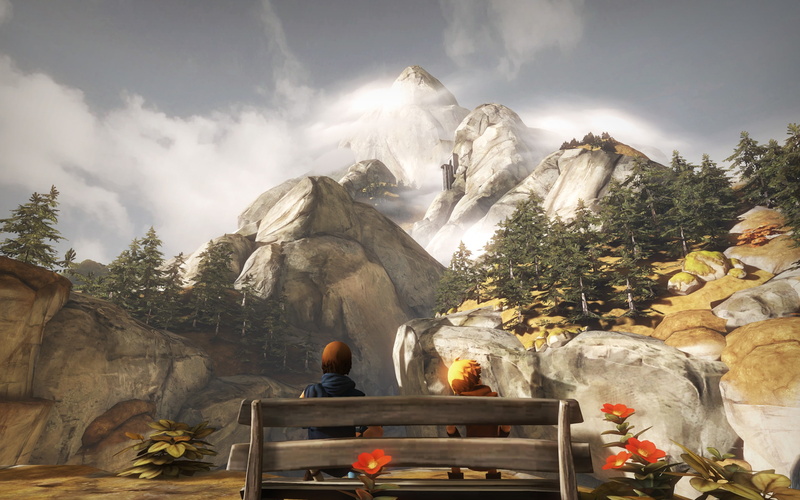 day, leisure activity, belief, Brothers: A Tale of Two Sons, sky, outdoors, mountain, video games, solid, plant, sitting, real people, 2K, nature, one person
