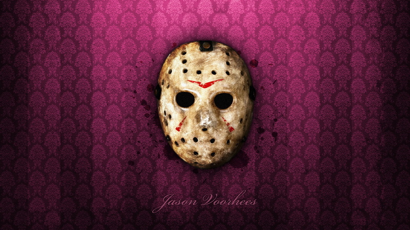 1080P, pink, jason, friday the 13th, mask, name, th, friday, hd, bloody