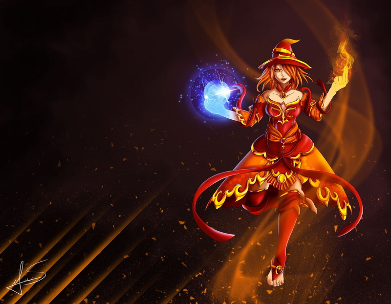 character, Dota, front view, red, hat, anime, nature, digital composite, clothing, fashion, real people, heat - temperature, dancing, motion, young adult