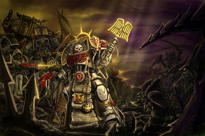 technology, backgrounds, no People, disguise, holding, nature, imagination, futuristic, evil, Angels, 1080P, black Color, creativity, warhammer 40k