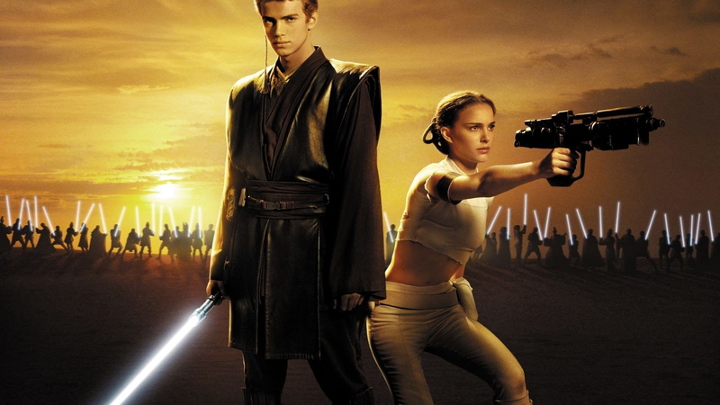 Star Wars Episode II: Attack Of The Clones, 1080P, Anakin Skywalker, White Lightsaber, Lightsaber, Gun, Star Wars, Jedi, Padmé Amidala, Weapon