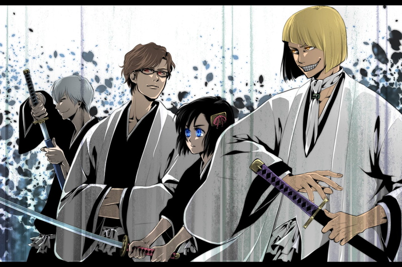 Anime, Momo Hinamori, 1080P, Sōsuke Aizen, Bleach, Shinji Hirako, Gin Ichimaru