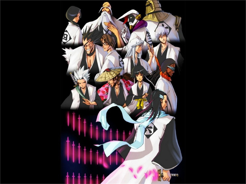 Tōshirō Hitsugaya, Byakuya Kuchiki, Sajin Komamura, 720P, Unohana Retsu, Kaname Tosen, Gin Ichimaru, Bleach, Mayuri Kurotsuchi, Soifon (Bleach), Sōsuke Aizen