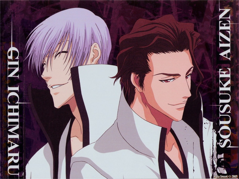 Bleach, Sōsuke Aizen, 720P, Gin Ichimaru