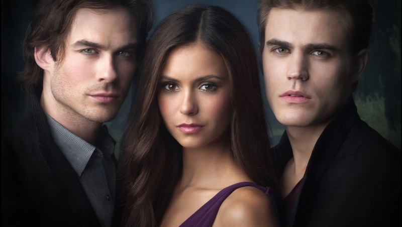 acter, purple, Ian Somerhalder, diaries, dress, Nina Dobrev, women, wesley, ian, The Vampire Diaries, paul, sleeveless, Paul Wesley, dobrev, s, actress