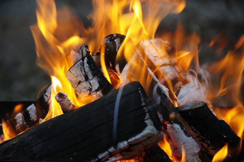 miscellaneous, wood, burning wood, fire, burning, 4K, Nature, background