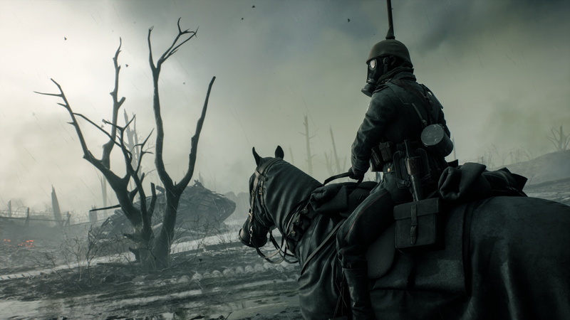 Soldier, Battlefield, Horse, Battlefield 1, 4K