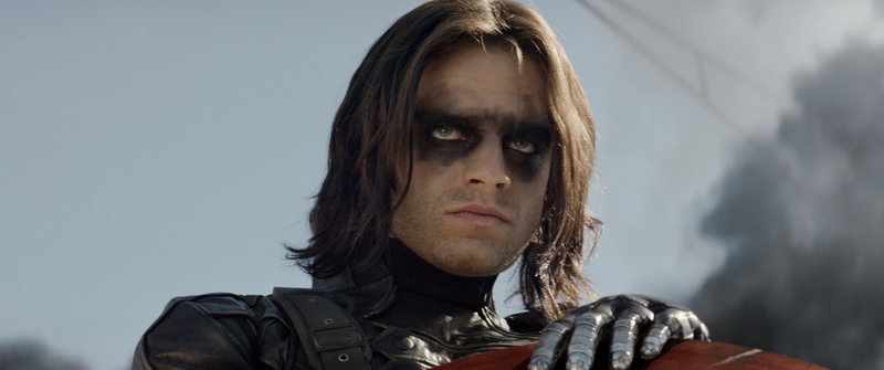 serious, jacket, Winter Soldier, leather, brown hair, portrait, Captain America, one person, close-up, adult, Captain America: The Winter Soldier, headshot