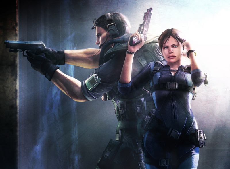 concept art, video game, adult, military, chris, young adult, Resident Evil, clothing, special forces, man, Games, gun, conflict, jill, security, guns